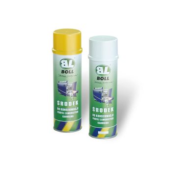 ŚRODEK DO KONSERWACJI PROFILI ZAMKNIĘTYCH SPRAY BURSZTYN 500ML / BOLL