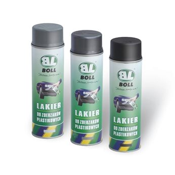LAKIER AKRYLOWY 500ML DO ZDERZAKÓW PLASTIKOWYCH W AEROZOLU SZARY / BOLL