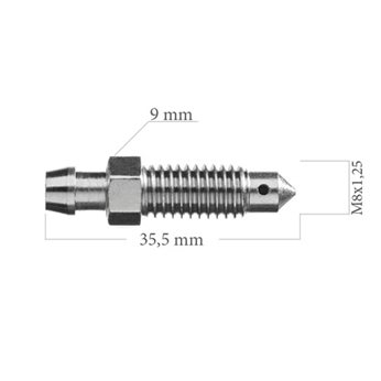 ODPOWIETRZNIK 0011 M8X1,25 L-35,5
