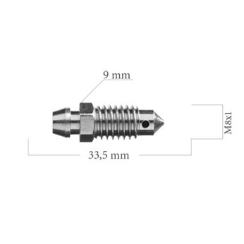 ODPOWIETRZNIK 0090 M8X1 L-33,5