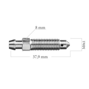 ODPOWIETRZNIK 0091 M8X1 L-37,9