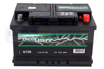 AKUMULATOR 72AH 680A GIGAWATT   P+ BOSCH