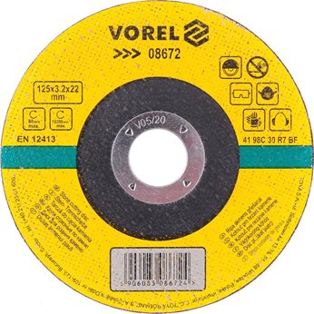 TARCZA DO CIECIA KAMIENIA 125X3,2X22