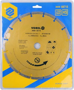 TARCZA DIAMENTOWA 230MM SEGMENTOWA