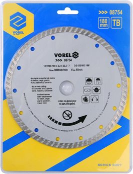 TARCZA DIAMENTOWA 180MM /TURBO/