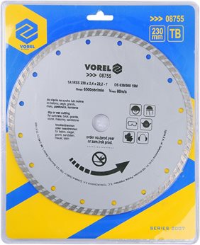 TARCZA DIAMENTOWA 230MM /TURBO/