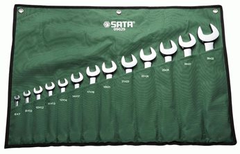 ZESTAW 13 KLUCZY PLASKICH DWUSTR.