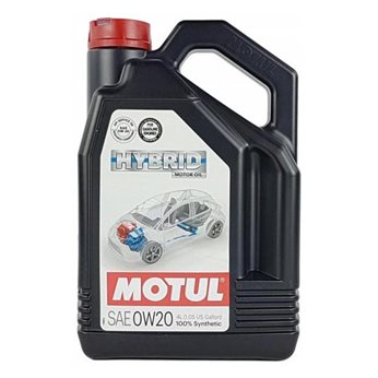 OLEJ MOTUL 0W20 4L HYBRID / GF-6A / POJAZDY HYBRYDOWE / DO WYCZERPANIA ZAPASÓW