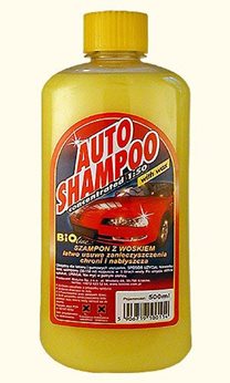 BIOLINE-AUTOSZAMPON Z WOSKIEM 1L
