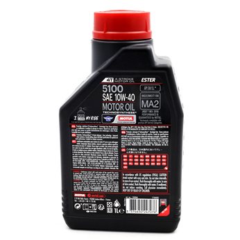 OLEJ MOTUL 10W40 1L 5100 4T / MOTOCYKLE