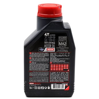 OLEJ MOTUL 10W40 1L 7100 MA2 4T / MOTOCYKLE