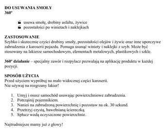 SRODEK DO USUWANIA SMOLY 400ML