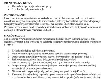 SRODEK DO NAPRAWY OPON 400ML