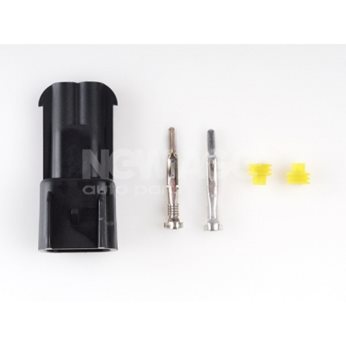 GNIAZDO 2-STYK. SERIA 2 8MM2 Z USZ. 1KPL