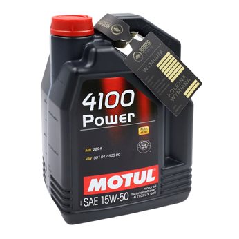 OLEJ MOTUL 15W50 4L 4100 POWER / 229.1 / 501.01 505.00
