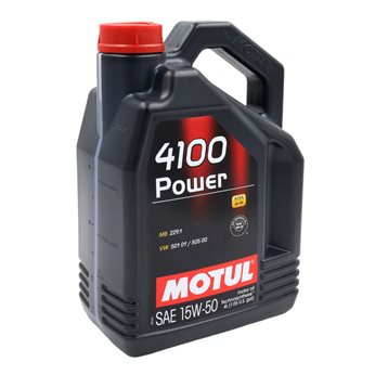 OLEJ MOTUL 15W50 4L 4100 POWER / 229.1 / 501.01 505.00