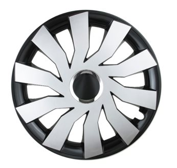 "KOLPAKI 16"" CLIFF CZARNO SREBRNE"