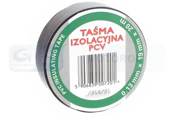 TASMA IZOLACYJNA 19MM/20M CZARNA