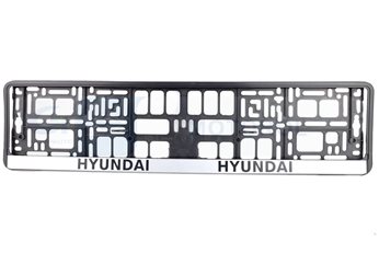 RAMKA TABLICY REJ.EURO -HYUNDAI CZARNA