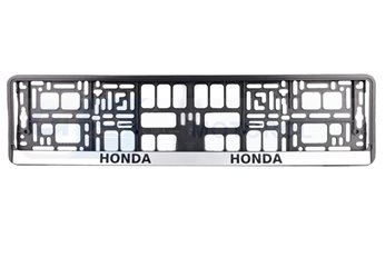 RAMKA TABLICY REJ.EURO -HONDA   CZARNA