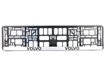 RAMKA TABLICY REJ.EURO -VOLVO   CZARNA