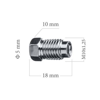 ZLACZKA STALOWA 112 M10X1,25 WP112