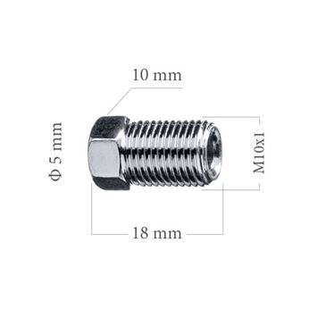 ZLACZKA STALOWA 116 M10X1 WP116