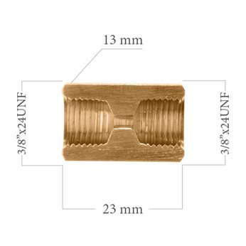 "LACZNIK 3/8""X24UNF 142"