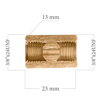"LACZNIK A 3/8""X24 UNF 143"