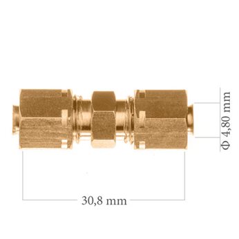 LACZNIK DO RURY CU 4,75 MM L-150