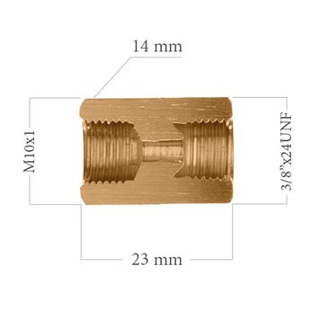 "LACZNIK 10/1- 3/8"" 24 UNF L-301"