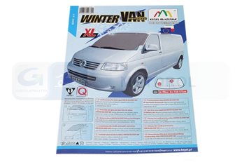 OSLONA ZIMOWA SZYBY PRZ.WINTER VAN.SZARA