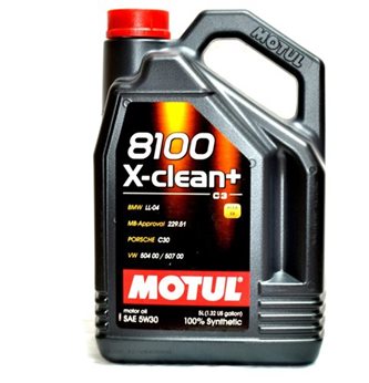 OLEJ MOTUL 5W30 5L 8100 X-CLEAN+ / C3 / 504.00 507.00 / 229.51 / LL04 / C30