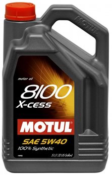 OLEJ MOTUL 5W40 5L 8100 X-CESS / A3/B4 / 502.00 505.00 / 229.5 226.5 / A40 / RN0710 / 9.55535 / B71