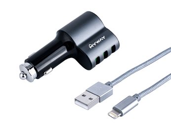 LADOWARKA SAMOCHODOWA + KABEL MIRCOUSB