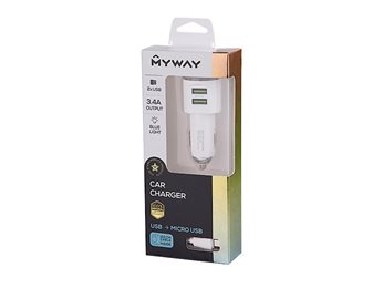 LADOWARKA SAMOCHODOWA + KABEL MICROUSB