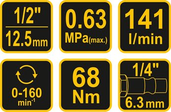 GRZECHOTKA PNEUMATYCZNA 1/2