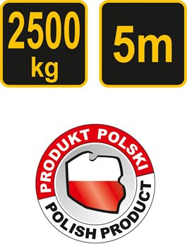 LINA HOLOWNICZA TITANIUM 2500 KG