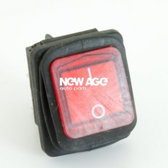 WYLACZNIK HERMET. PODSWIETL. CZERW. KWAD