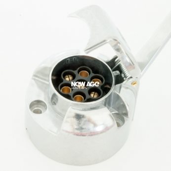 GNIAZDO DO PRZYCZEPY 7-PIN METALOWE 12V