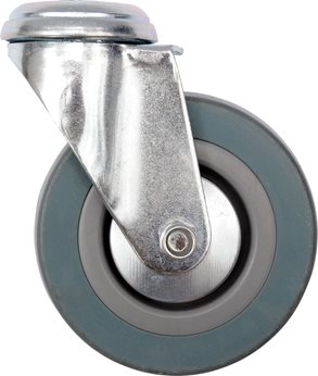 KOLKO SKRETNE Z SZARA GUMA 100MM