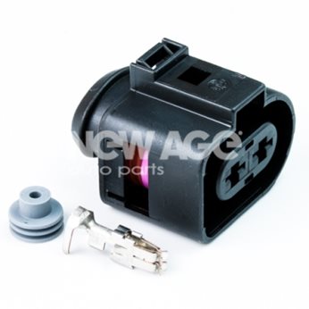 WTYK OBUD. 2-PIN 4,8 VW-AUDI-SKODA 1KPL