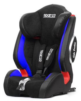 FOTELIK SPARCO F1000KI NIEBIESKO-CZARNY