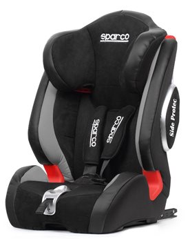 FOTELIK SPARCO F1000KI SZARO-CZARNY