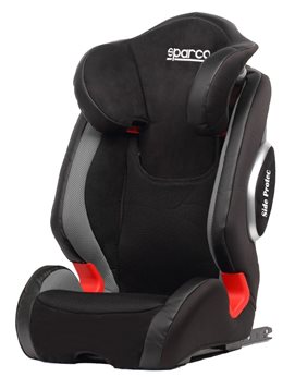 FOTELIK SPARCO F1000KI CZARNO-SZARY