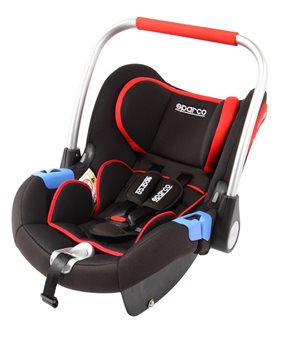 NOSIDELKO SPARCO F300I CZERWONO-CZARNY