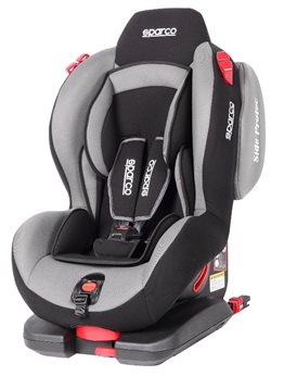 FOTELIK SPARCO F500I EVO SZARY