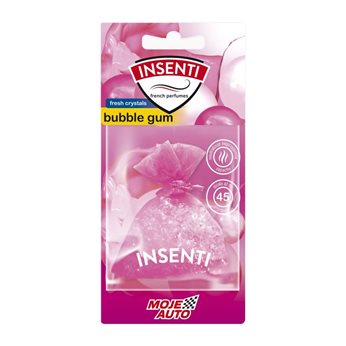 ZAPACH WORECZEK ZAPACHOWY 20G INSENTI BUBBLE GUM / MOJE AUTO