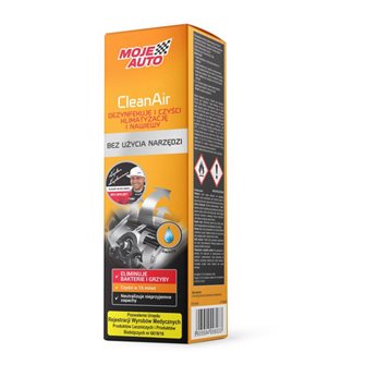 ŚRODEK BIOBÓJCZY DO CZYSZCZENIA KLIMATYZACJI CLEAN AIR FRESH 150ML / GRANAT PKUIW 20.20.14.0