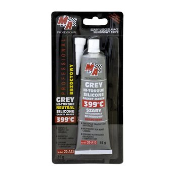 USZCZELNIACZ SILIKONOWY 100G SZARY OD -54°C DO 399°C / MA PROFESSIONAL